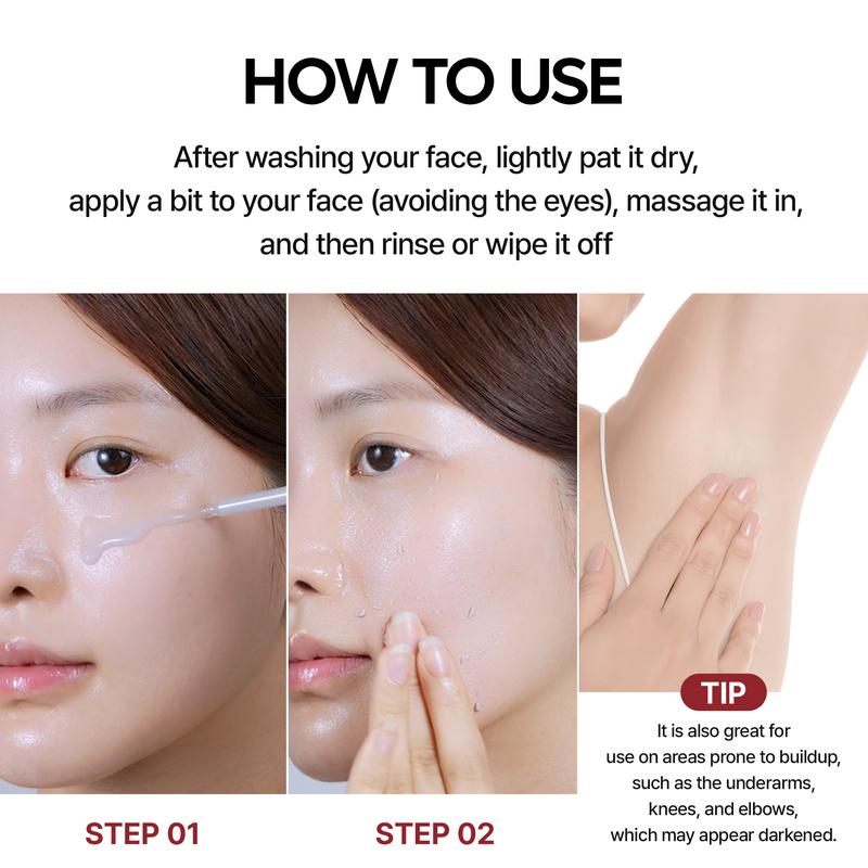 Dr. Melaxin Peel Shot - Vitt & Svart Ris Exfolierande Ampullset