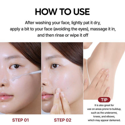 Dr. Melaxin Peel Shot - Vitt & Svart Ris Exfolierande Ampullset
